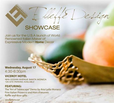 Join me at Elleffe Design's U.S. Launch Showcase Reception
