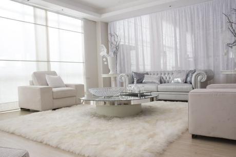 carpet cleaning tips | white fur carpet decor