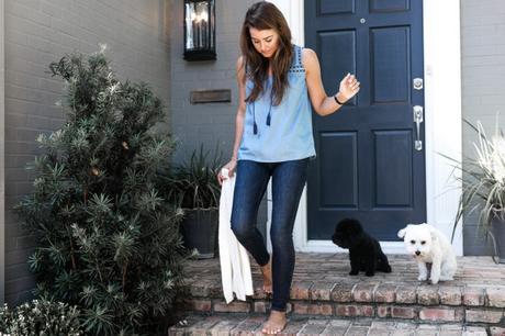 Amy Havins styles her Old Navy Denim from day to night.