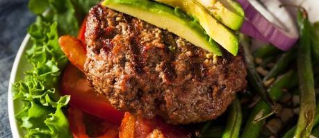 paleo dinner recipes pork burger featured image