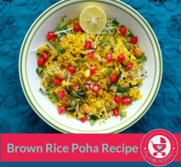 Brown Rice Poha Recipe