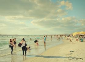 Tel Aviv, Israel, beach, summertime, Gordon Beach, sea, Mediterranean, travel photography