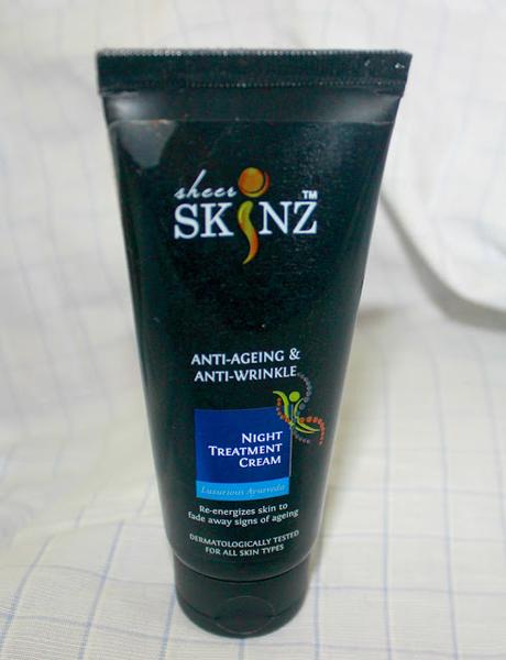 Sheer Skinz Anti-Ageing & Anti-Wrinkle Night Treatment Cream Review
