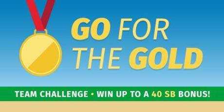 Image: Swagbucks invites you to participate in their Go for the Gold Team Challenge title=