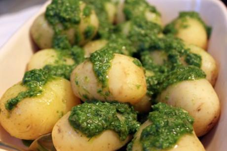 Boiled New Potatoes With Salsa Verde