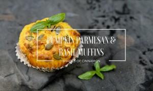 Roasted Pumpkin, Parmesan and Basil Muffins