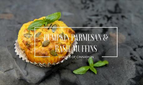 Roasted Pumpkin, Parmesan and Basil Muffins