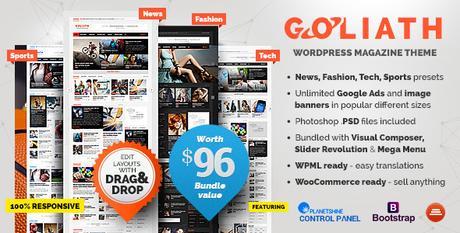 8 Best Adsense Optimized WordPress Themes goliath