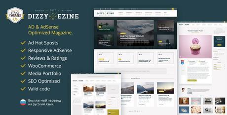 8 Best Adsense Optimized WordPress Themes dizzy