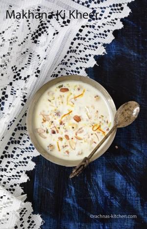 Makhane ki Kheer, Phool Makhana recipe