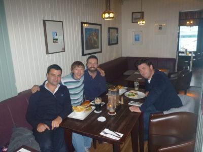 Sunday’s Inspiration: I’m Staying Put in Gdańsk, Poland Ryan Smith, Scott Callen and Dougie Gordon on a rare school reunion in 2014 in Bangor, my hometown