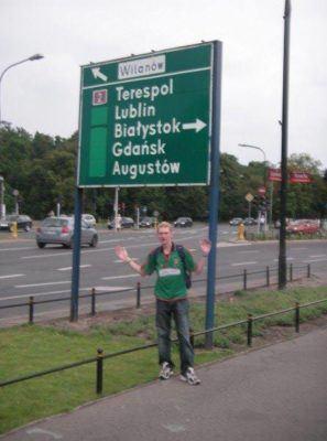 Sunday’s Inspiration: I’m Staying Put in Gdańsk, Poland Tell tale signs were there - even back in 2007 - this photo taken in Warszawa with a sign for Gdańsk...