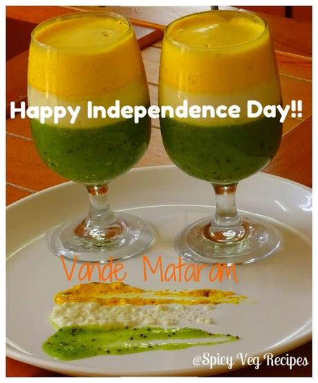 The recipe is prepared using mainly three ingredients. It has a kiwi jelly for the green, Panna Cotta for the white and a saffron mousse for the saffron. Tricolor Parfait for the Independence day-15 August  Festivals N Occasions, Desserts |Sweets | Mithai Recipes, veg recipes, Kids Recipes, Easy Recipes, fuision,