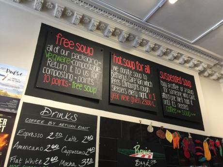 Cafe Review: Union of Genius, 8 Forrest Road, Edinburgh, EH1 2QN union of genius soup cafe salad bread