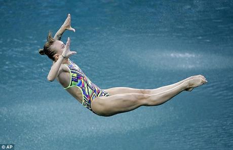 Russian diver Nadezhda Bazhina ends up perfect 'zero' in 3M Springboard dive