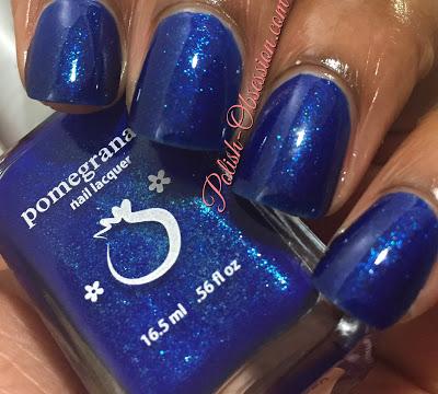 Pomegranate Nail Lacquer - Blue Screen of Death
