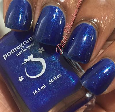 Pomegranate Nail Lacquer - Blue Screen of Death