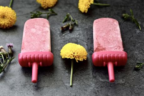 Raspberry Coconut Popsicles (Paleo, Vegan, Whole 30, AIP, Low FODMAP, GAPS, SCD)