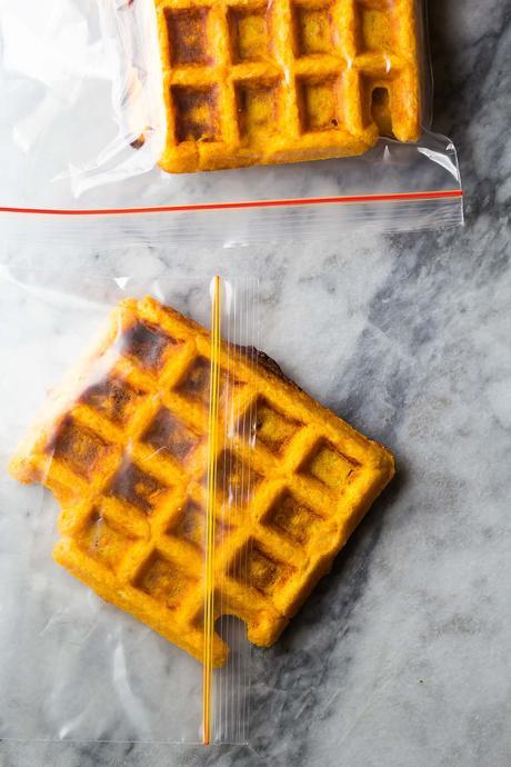 Freezer Sweet Potato Waffles (Extra Crispy)