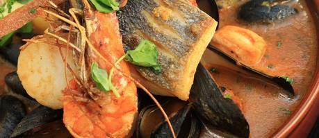 paleo dinner recipes seafood bouillabaisse featured image