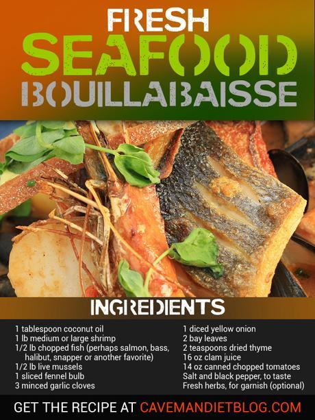 paleo dinner recipes seafood bouillabaise ingredient image