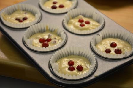 Red Currant Muffins, Eggless Muffins Recipe