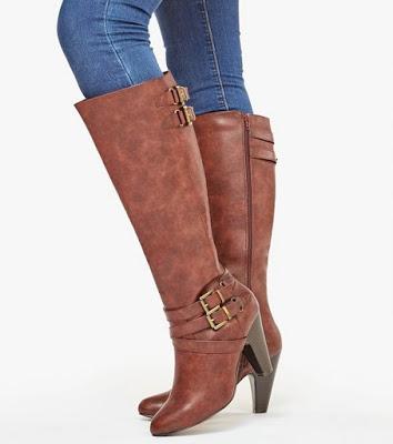 Shoe of the Day | JustFab Emmeline Wide Width Boots