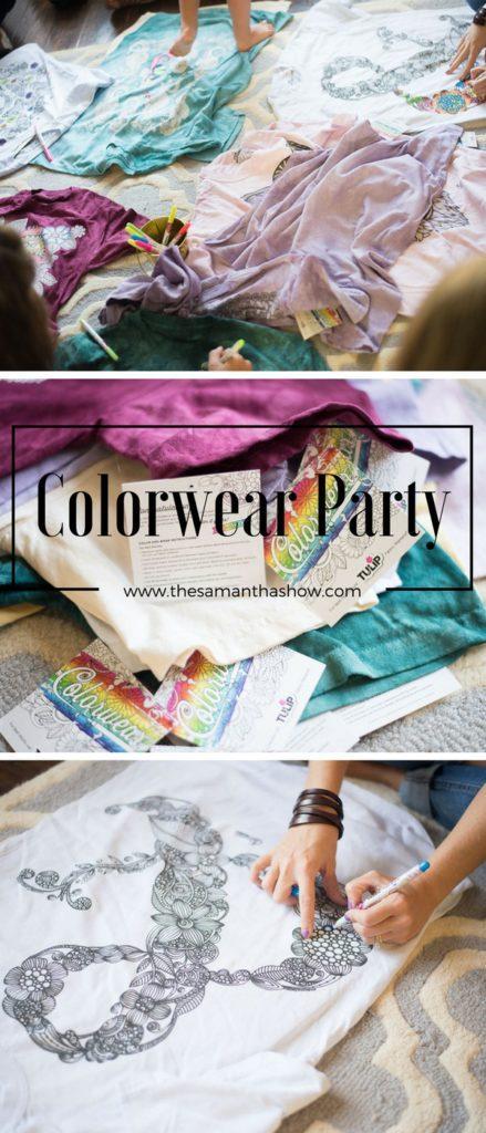 Girls day idea- Colorwear Party