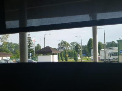 World Borders: How to Get From Poland to Kaliningrad (Gdańsk to Kaliningrad City) At the Polish side of the border from the Gdańsk to Kaliningrad bus