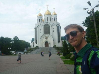 World Borders: How to Get From Poland to Kaliningrad (Gdańsk to Kaliningrad City) Backpacking in Kaliningrad - Cathedral of Christ the Saviour.
