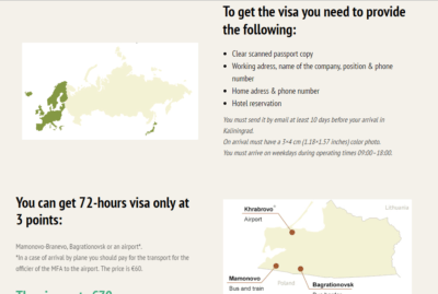 World Borders: How to Get From Poland to Kaliningrad (Gdańsk to Kaliningrad City) Kaliningrad Visa Site