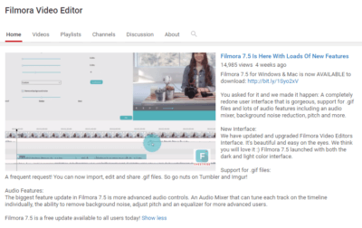 Filmora: A Cool Video Editor for Bloggers! Filmora: A Cool Video Editor for Bloggers!