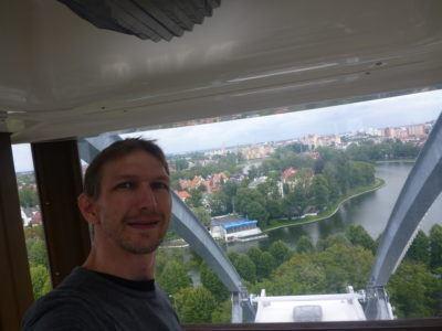 Backpacking in Kaliningrad: Top 25 Sights in Kaliningrad City View of Kaliningrad from Ferris Wheel, Yunost Park