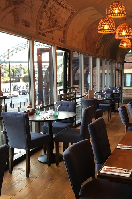 The Jolly Fisherman on the Quay Newcastle Restaurant Review Launch River Tyne View