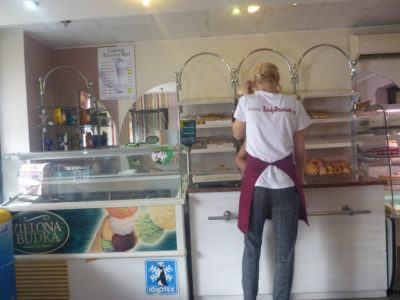 Backpacking in Poland: Exploring Peaceful, Pleasant, Holy Pelplin The Cukiernia - best cafe in town.