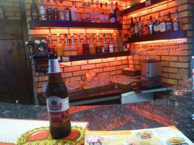 Backpacking in Poland: Exploring Peaceful, Pleasant, Holy Pelplin Pub Klimat, only pub in Pelplin!