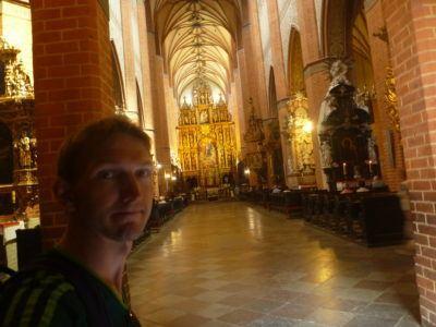 Backpacking in Poland: Exploring Peaceful, Pleasant, Holy Pelplin Pelplin Abbey - inside the church