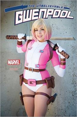 THE UNBELIEVABLE GWENPOOL #6 COSPLAY VARIANT by Alana Waffles THE UNBELIEVABLE GWENPOOL #6 COSPLAY VARIANT by Alana Waffles