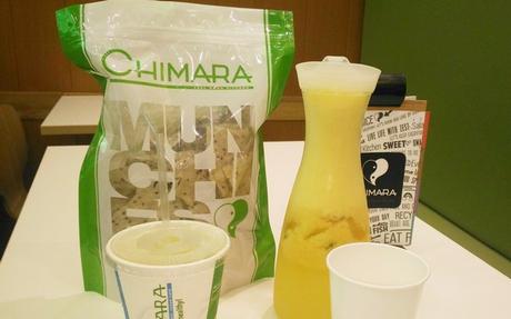Chimara Healthy Tofu Chips and Alkaline Lemonade