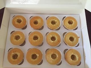 Making 100 Butterbeer Wedding Cupcakes