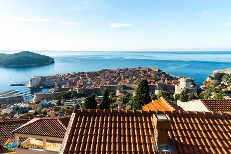 Dubrovnik sparkles in the blue Adriatic waters