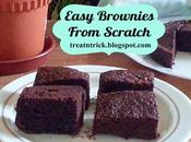 Easy Brownies from Scratch