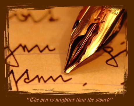 Pen is mightier than a sword