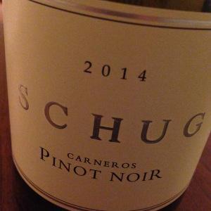 Schug Winery PN 2014