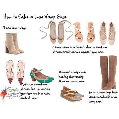 How to Fake a Low Vamp Shoe