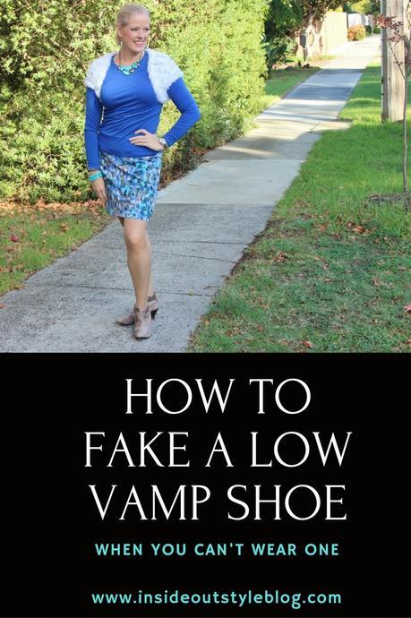 How to Get the Low Vamp Look with a High Vamp Shoe