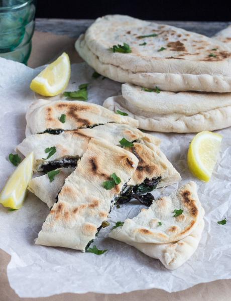 Feta, Spinach and Mushroom Gozleme | The Recipe Redux