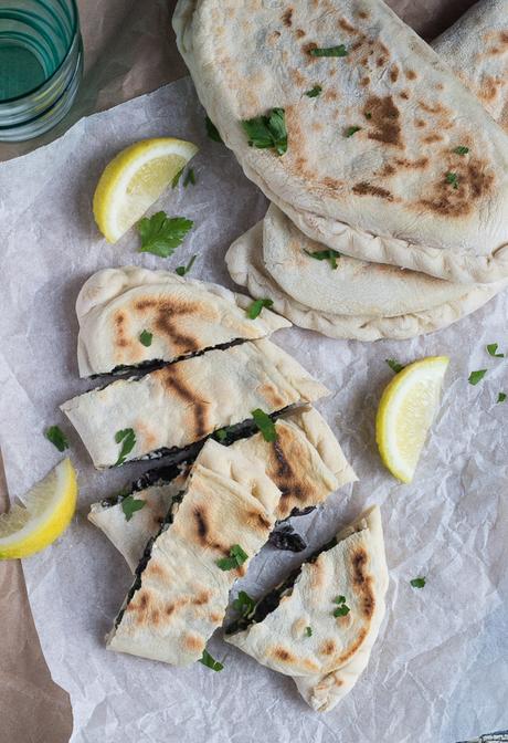 Feta, Spinach and Mushroom Gozleme | The Recipe Redux