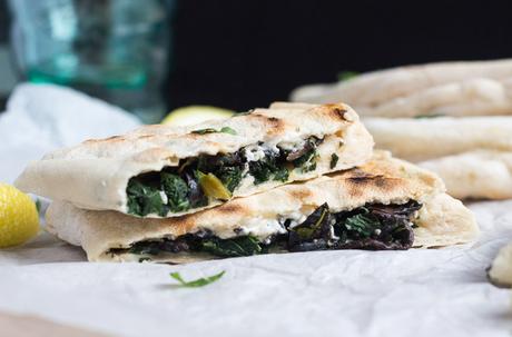 Feta, Spinach and Mushroom Gozleme | The Recipe Redux