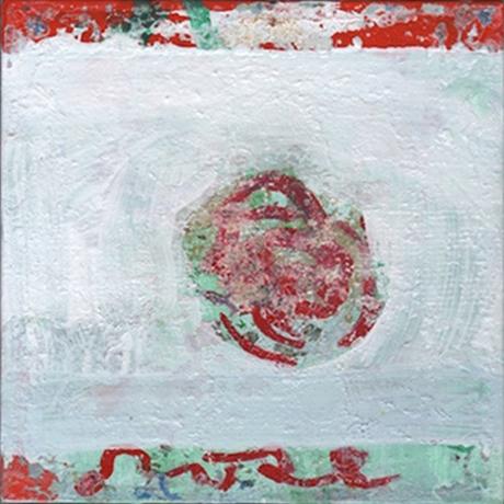Small Abstract Painting By Portland Maine Artist MP Landis